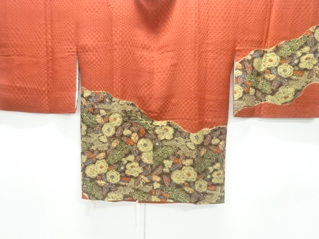 辻ヶ花模様絵羽道行コート